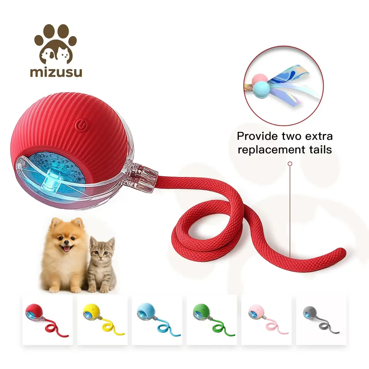 Interactive Cat & Dog Teaser Toy 