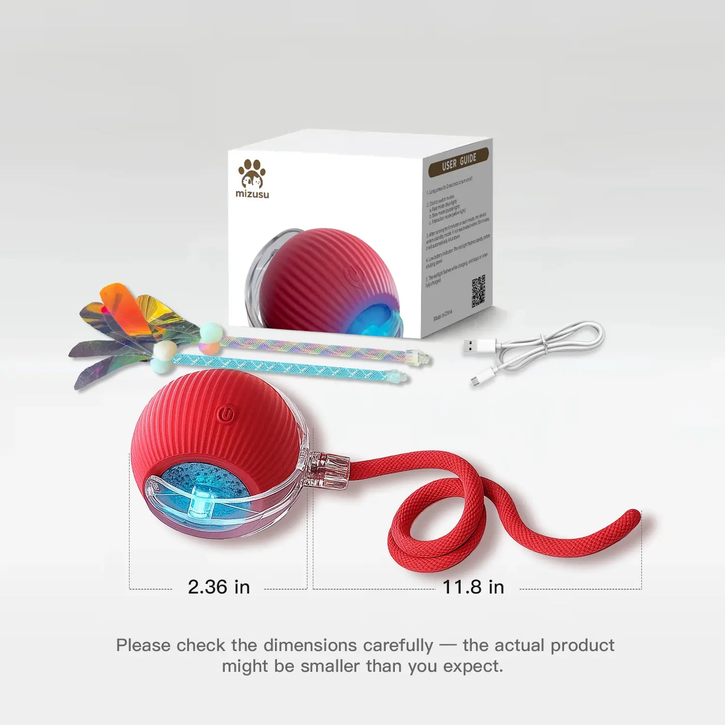 Interactive Cat & Dog Teaser Toy 